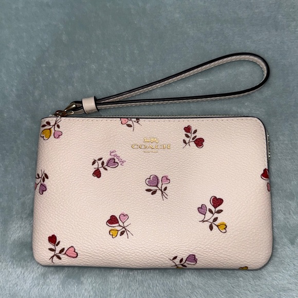 Coach Multicolor Floral Wristlet